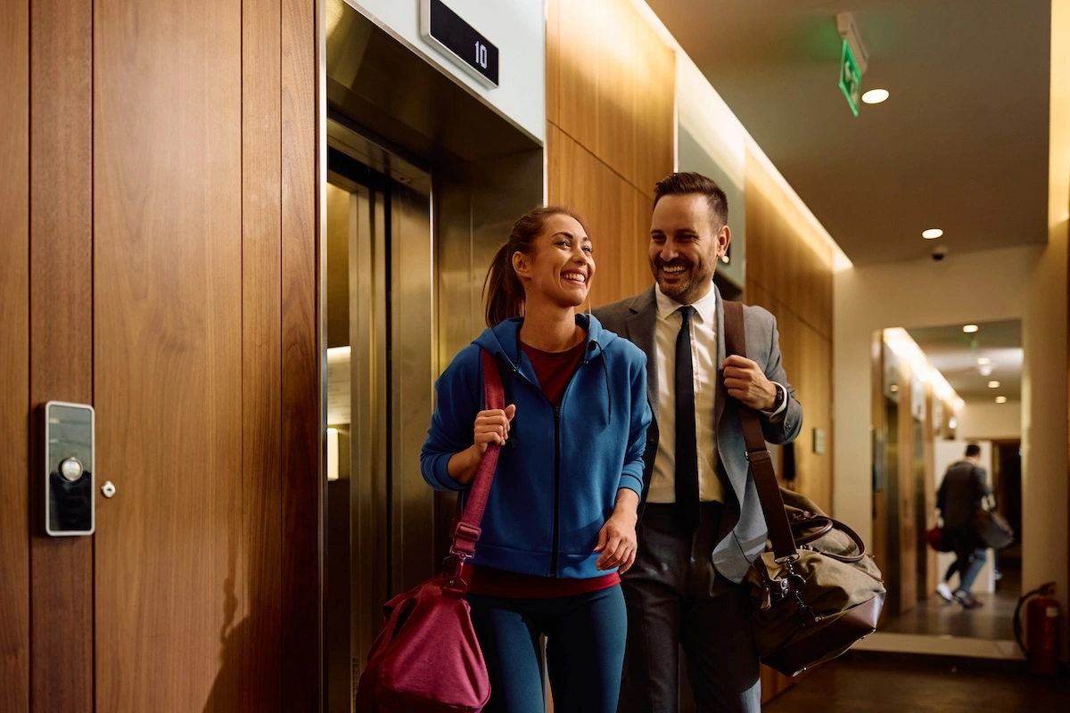 RIDER elevator interior